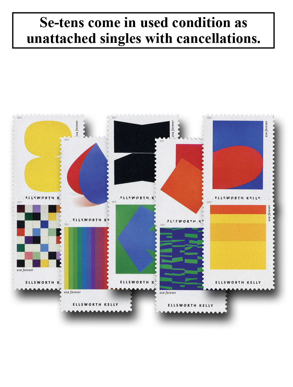 kellyページ 5382-91 - 2019 First-Class Forever Stamp - Ellsworth Kelly