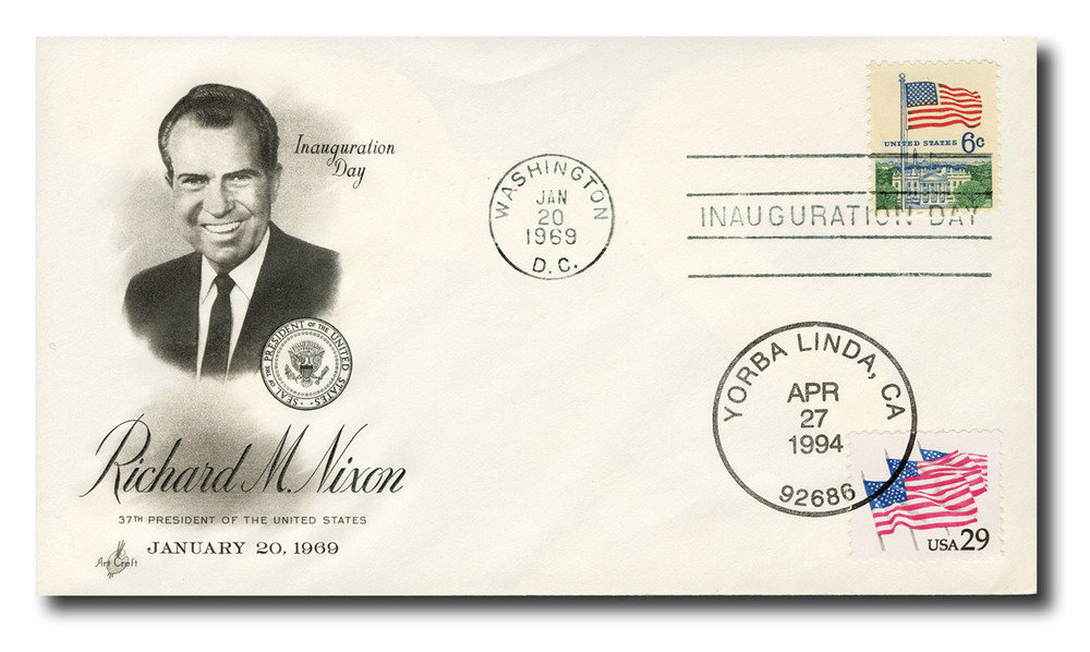 記念章 IC 1969 - 1969 Inauguration Cover - President Richard M. Nixon