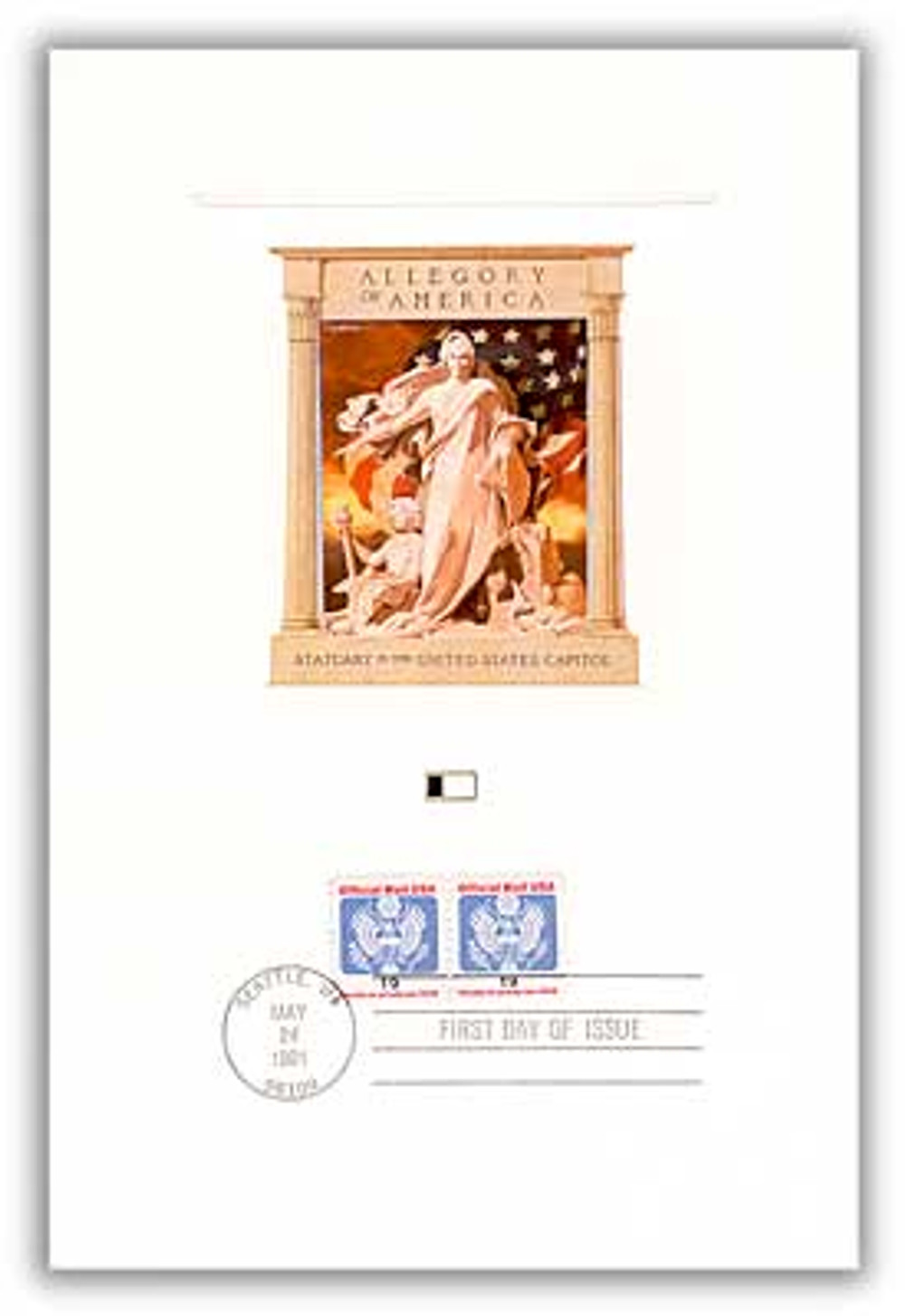 46542 -- First Day Cover Proofcard -- First Day Cover
