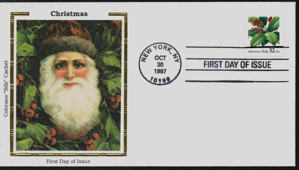 3177 - 1997 32c American Holly - Mystic Stamp Company