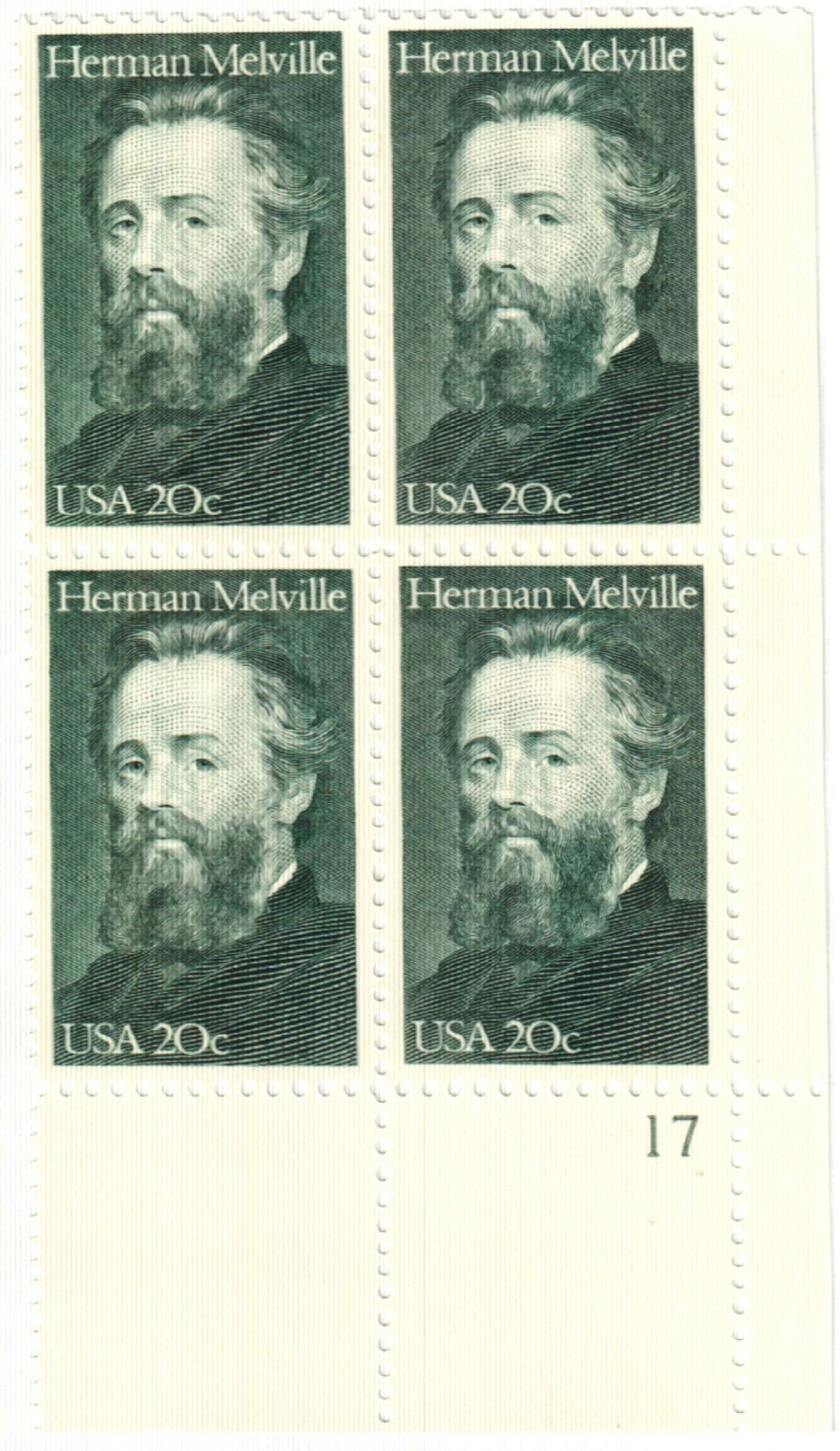 310051 -- Mint Plate Block -- Mint Stamp(s)