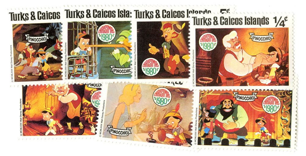 MDS209 - 1980 Disney Celebrates Christmas with Pinocchio, Mint