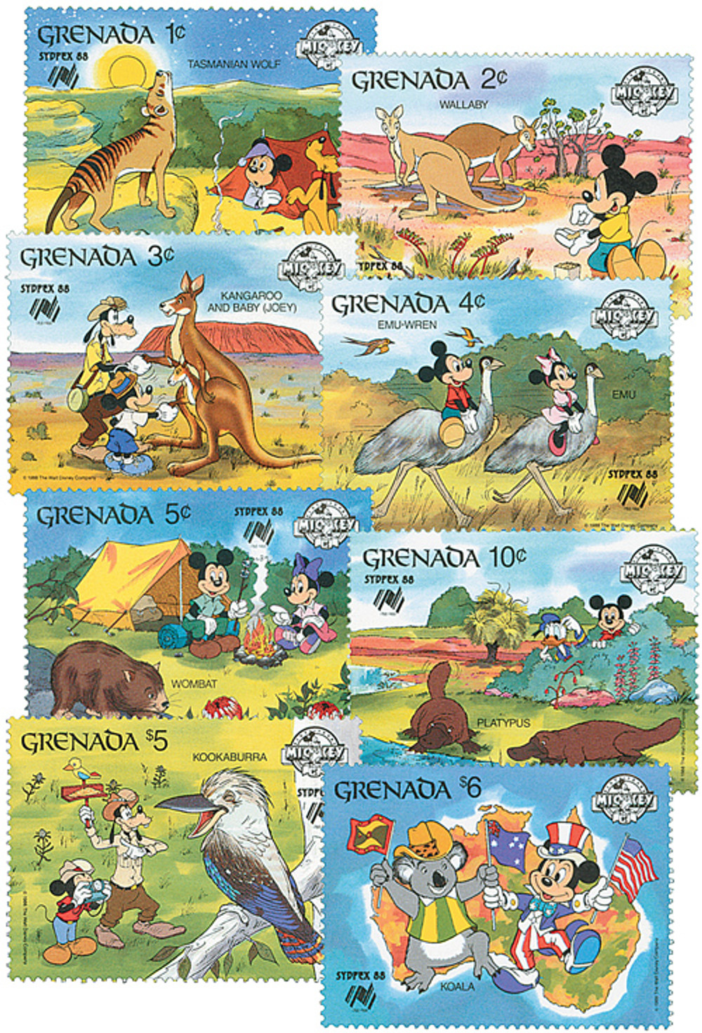ディズニー1980年　POSTAGE STAMPS 1980 MNH Disney Stamps from Togo..13S.A-1206