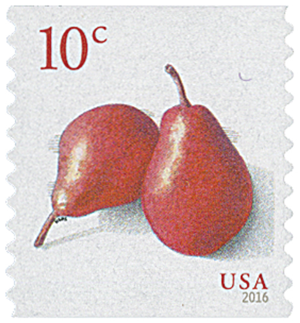pear様 5039 - 2016 10c Red Pears - Mystic Stamp Company