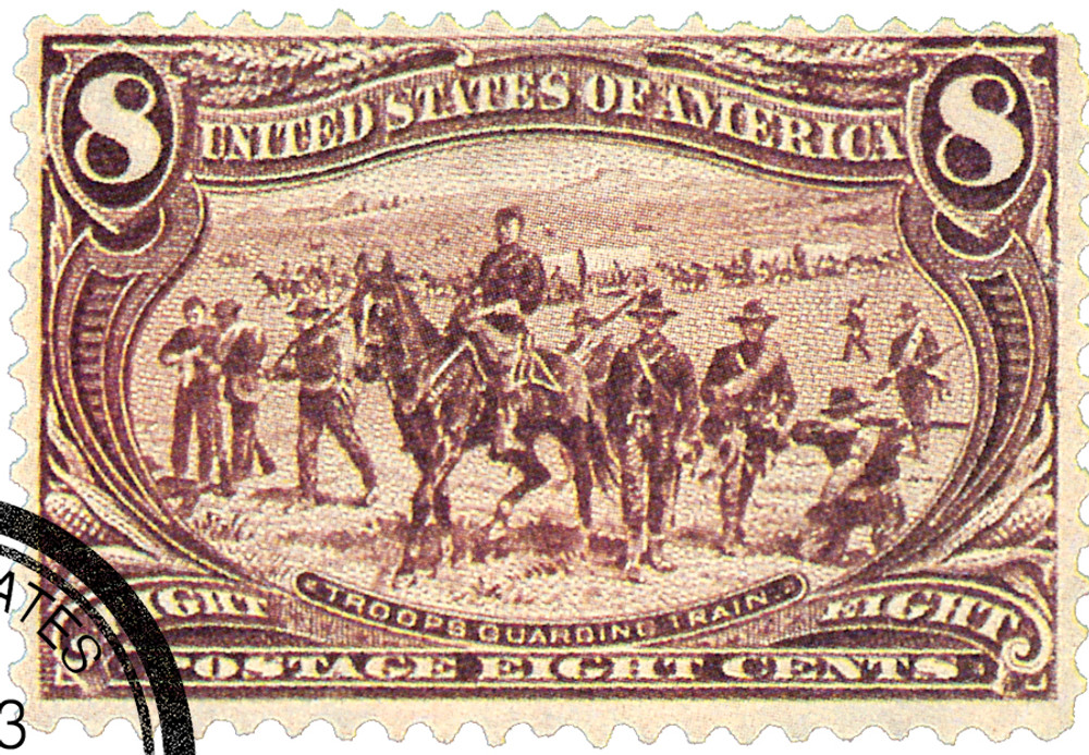 289 - 1898 8c Trans-Mississippi Exposition: Troops Guarding