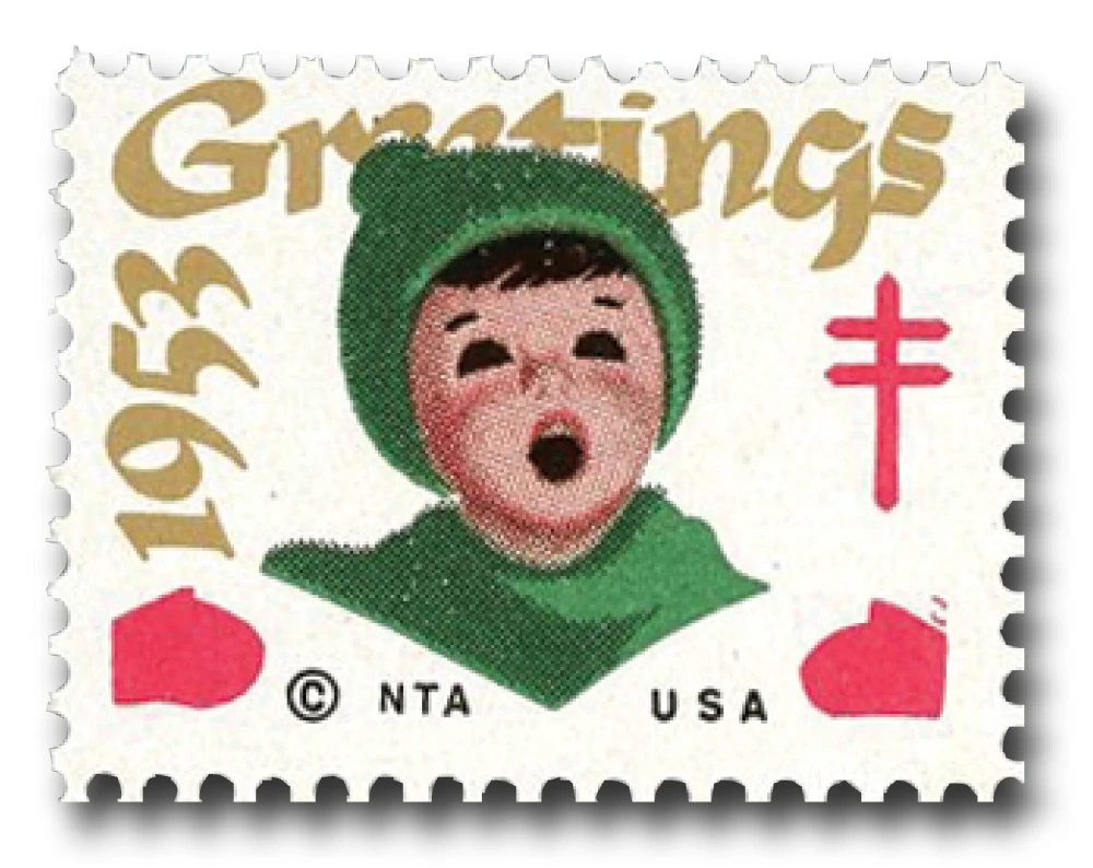 WX164 - 1953 National Tuberculosis Association Christmas Seal