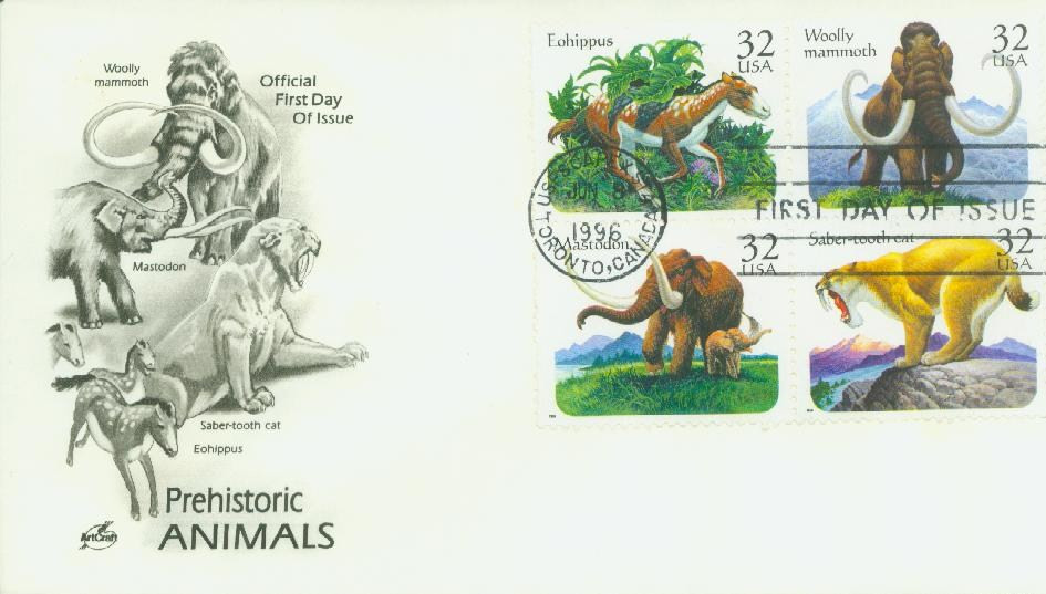 Motives 50 Different Prehistoric Animals Stamps Collection - Dinosaurs, Amphibians, Reptiles For Stamp Collectors - View #7