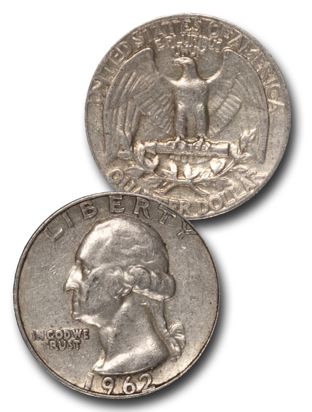 南美波ページ CQ-962 - 1962 George Washington Silver Quarter - Mystic Stamp Company