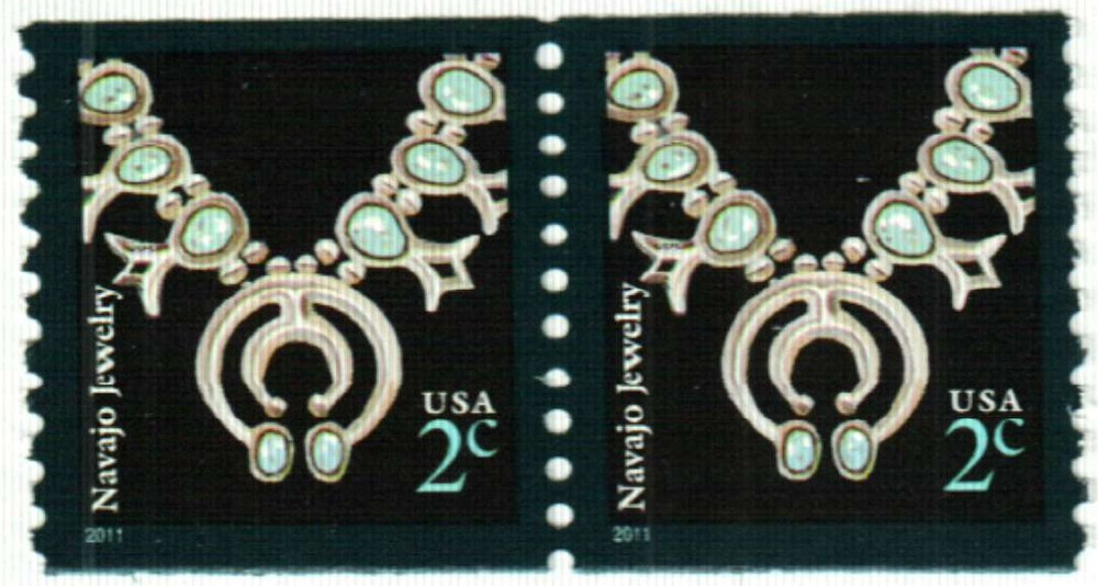 3758B - 2011 2c Navajo Necklace - Mystic Stamp Company
