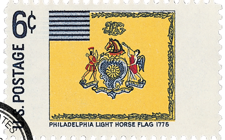 1353 - 1968 6c Historic American Flags: Philadelphia Light Horse