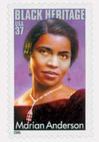 3896 - 2005 37c Black Heritage: Marian Anderson - Mystic Stamp Company