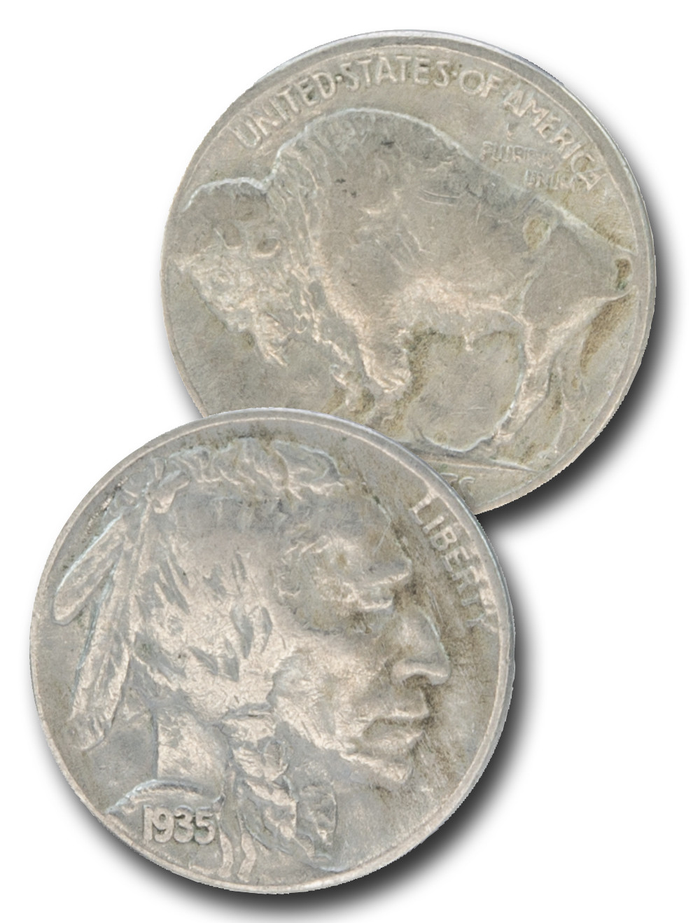 CN-935S - 1935-S Buffalo Nickel - Mystic Stamp Company
