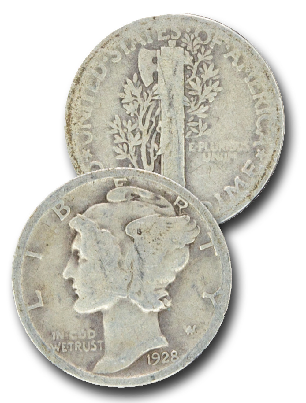 1928-S 10C Large S, FS-501 (Regular Strike) Mercury Dime