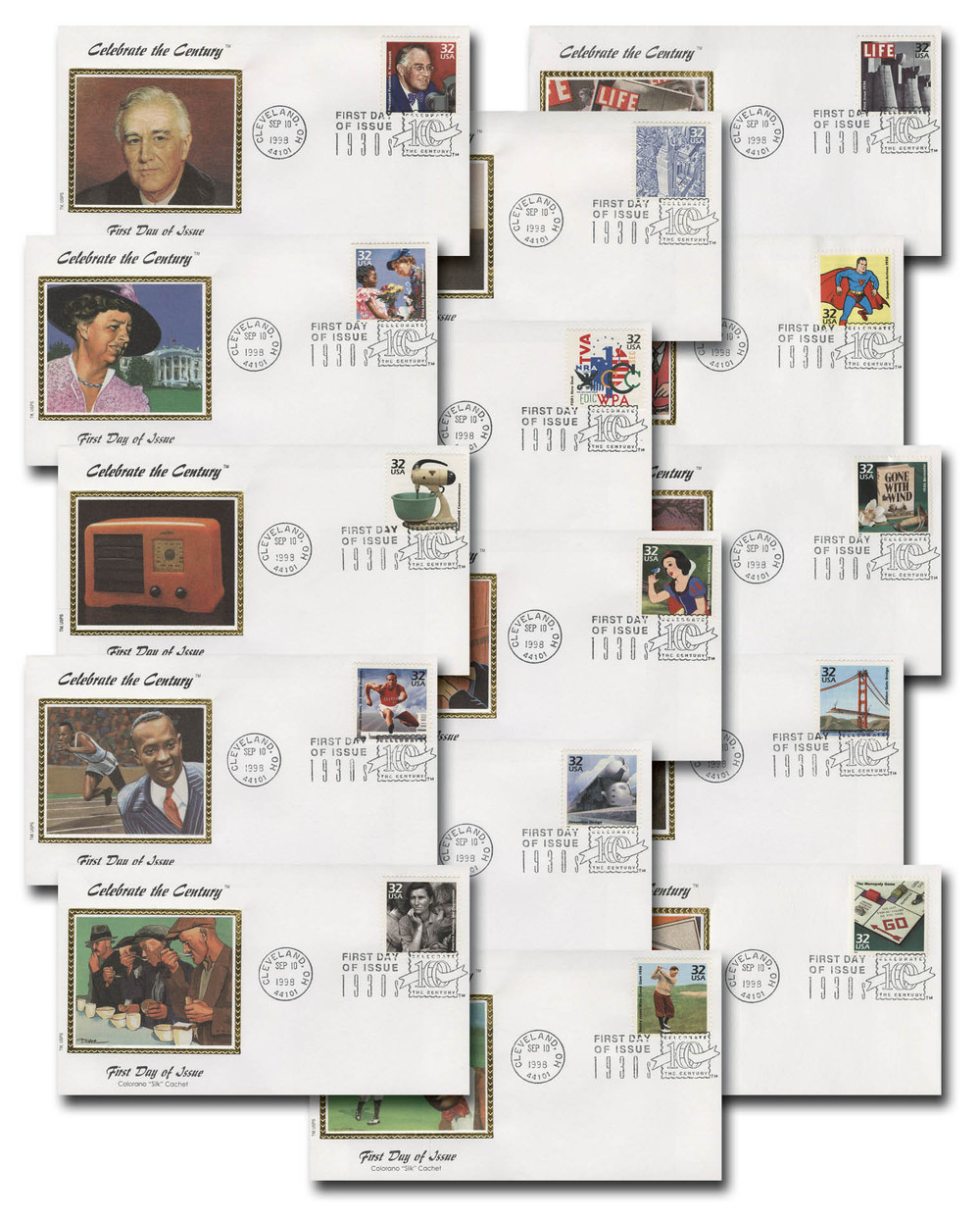 3185 - 1998 32c Celebrate the Century: 1930s - Mystic Stamp Company