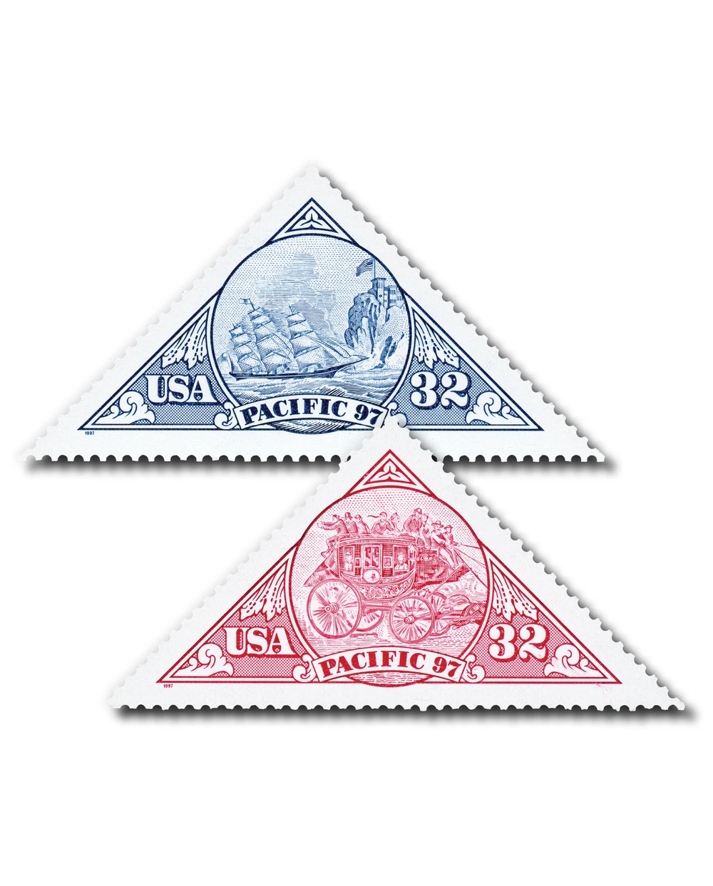 3130-31 - 1997 32c Pacific '97 - Mystic Stamp Company