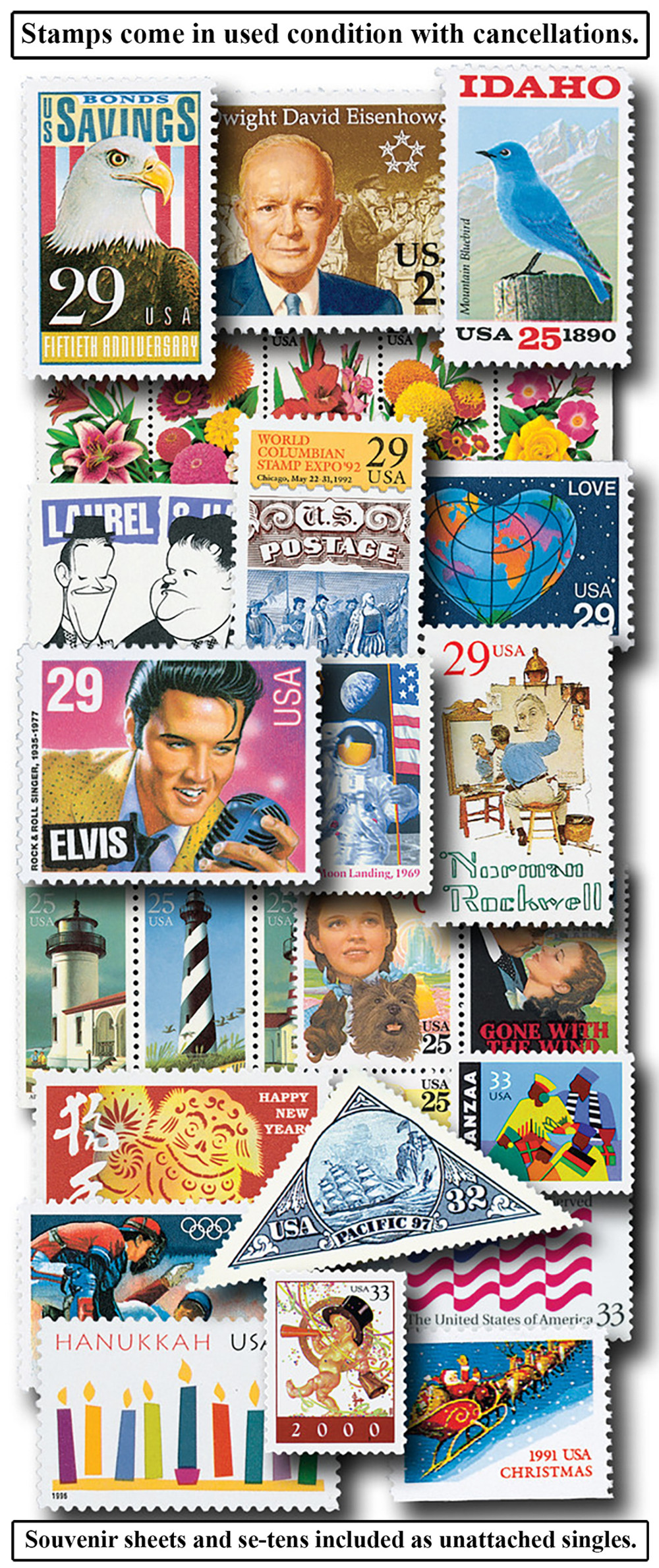YS1990-99 - 1990s Commemorative Decade Set - Mystic Stamp