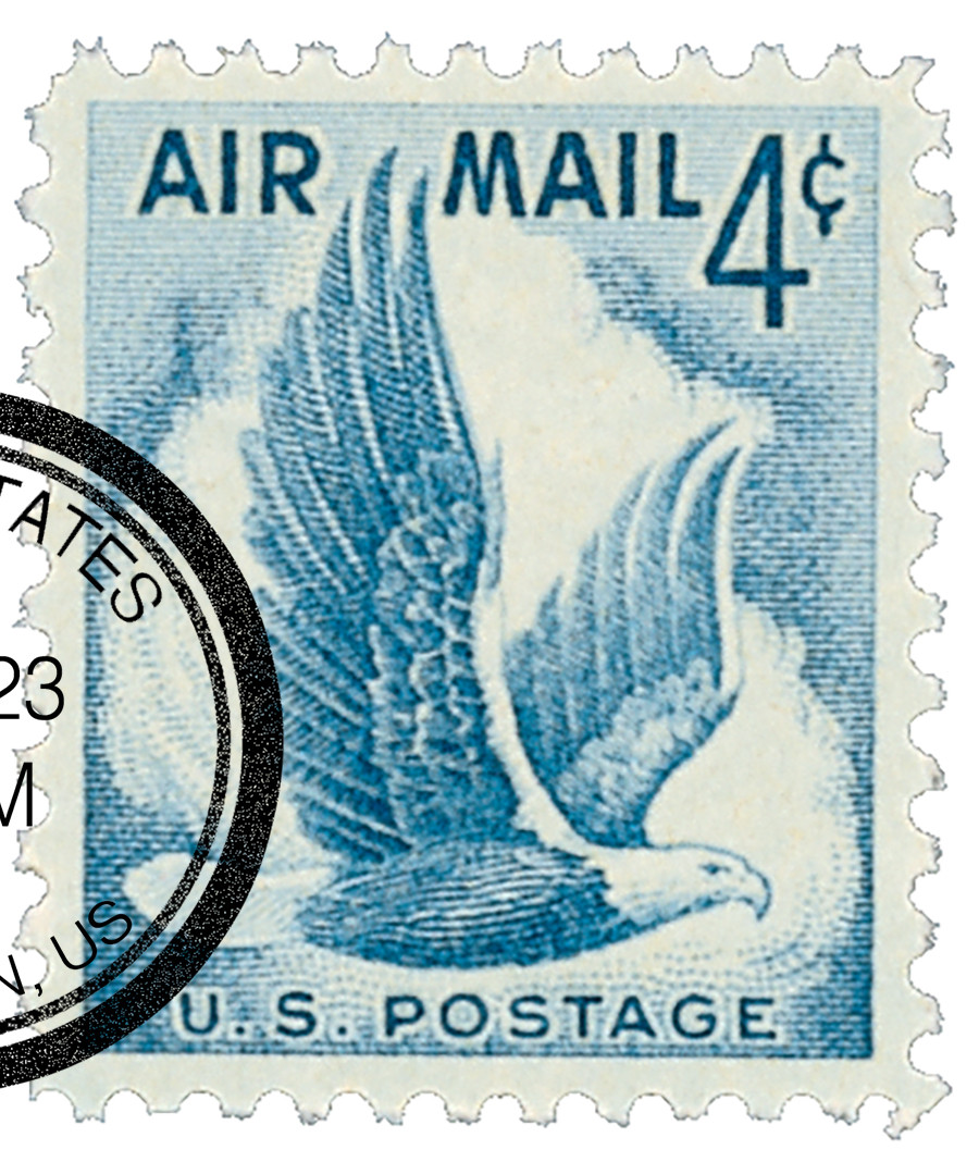 小さな本 U.S. AIRMAIL STAMPS US C32-56,C58 1946-1959 Complete NH Airmail Airs - 26 Stamps