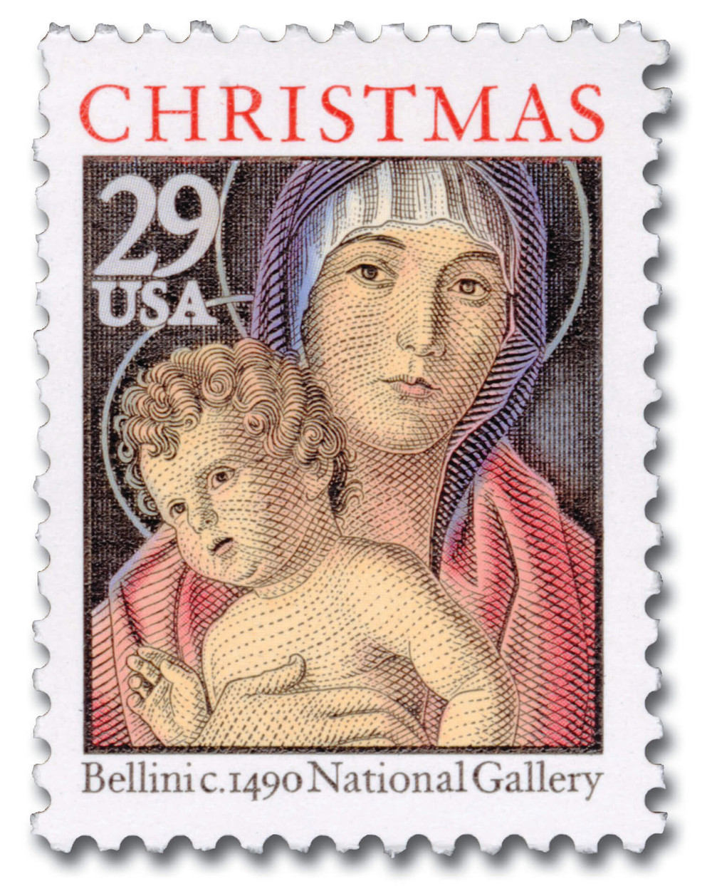 2710 - 1992 29c Madonna & Child - Mystic Stamp Company