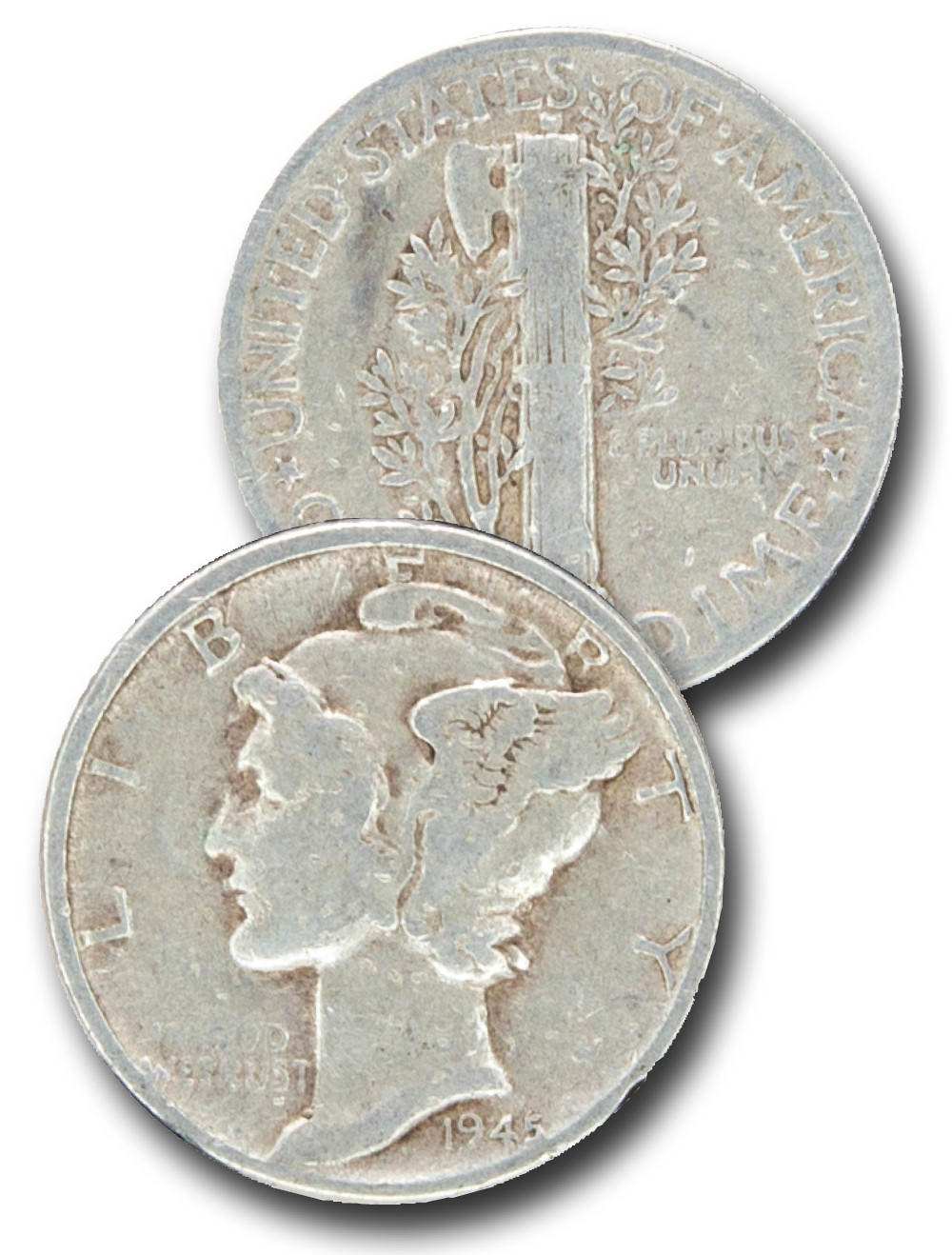 ディズニー How it Works in thecountry CD-945D - 1945-D Mercury Dime - Mystic Stamp Company