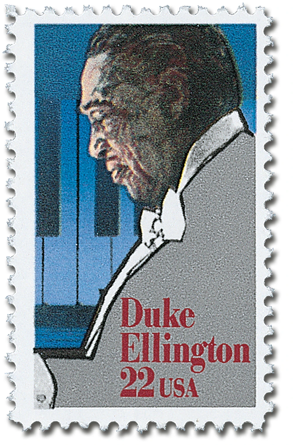2211 - 1986 22c Performing Arts: Duke Ellington - Mystic Stamp Company