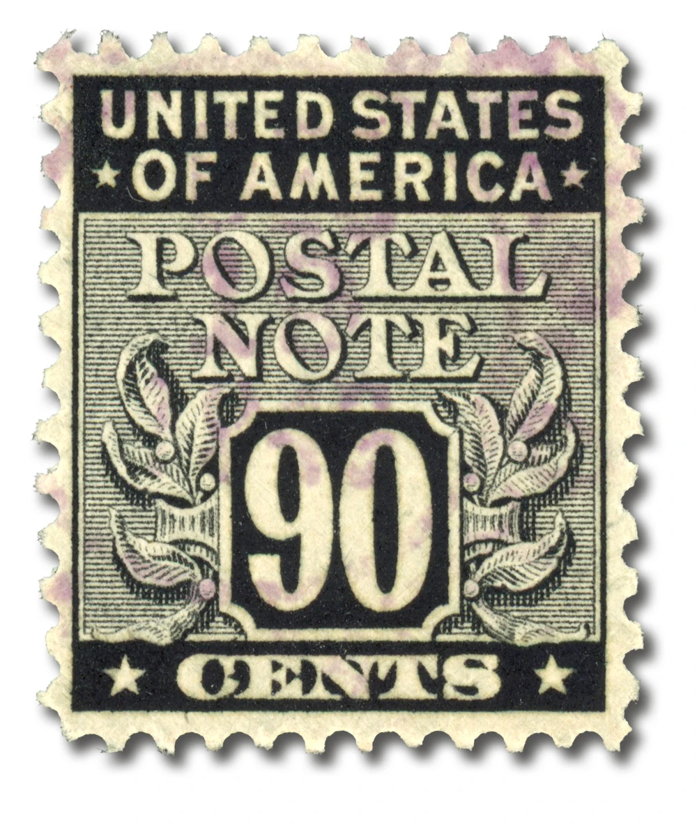 PN18 - 1945 90c Postal Note, Black - Mystic Stamp Company