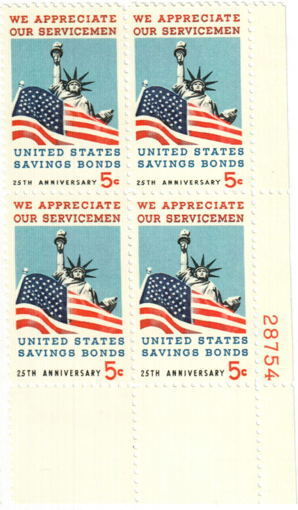 302792 -- Mint Plate Block -- Mint Stamp(s)