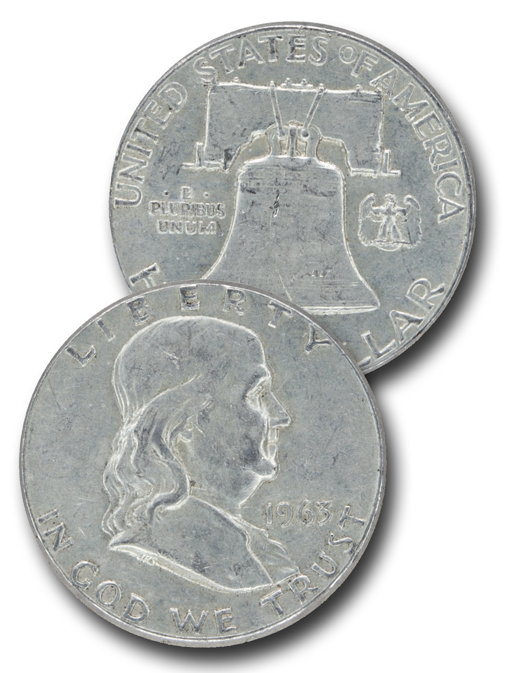 CH-963 - 1963 Benjamin Franklin Half Dollar - Mystic Stamp Company