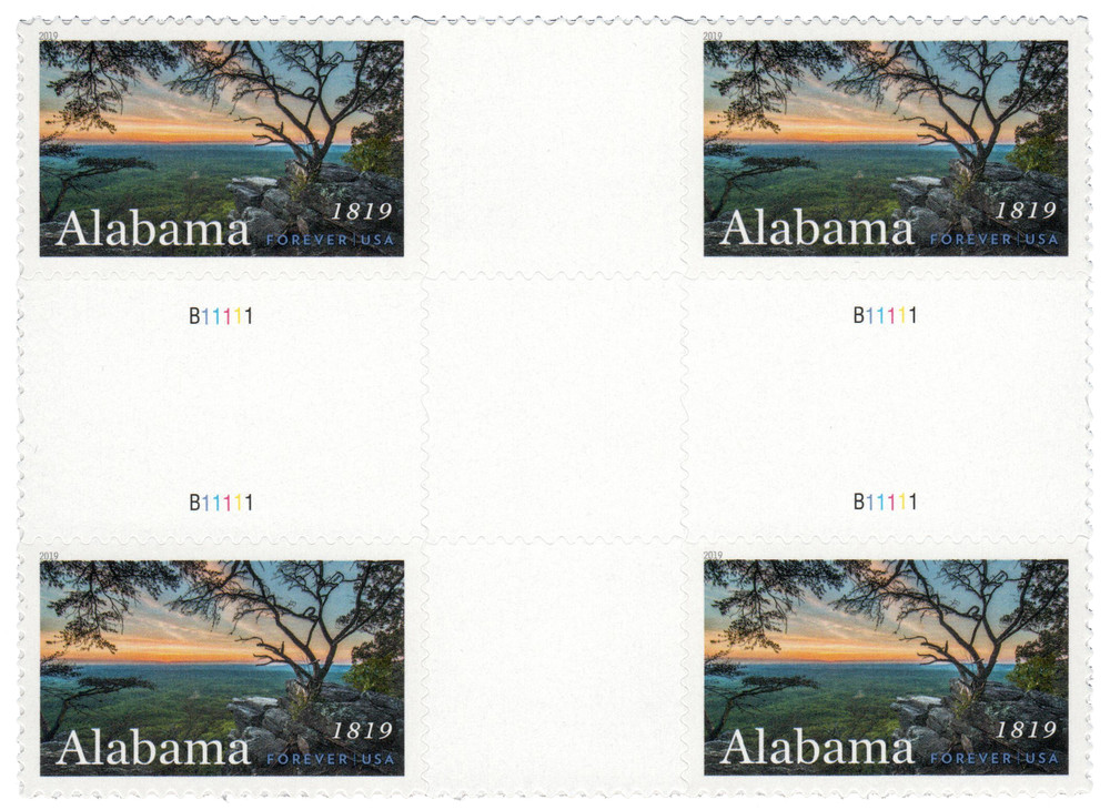1083799 -- Mint Center Block with Crossed Gutters -- Mint Stamp(s)