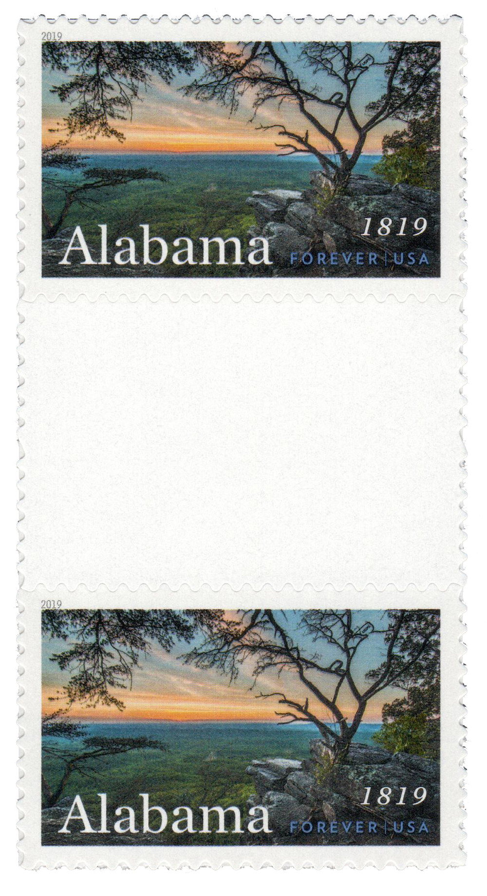 1083800 -- Mint Horizontal Gutter Pair -- Mint Stamp(s)