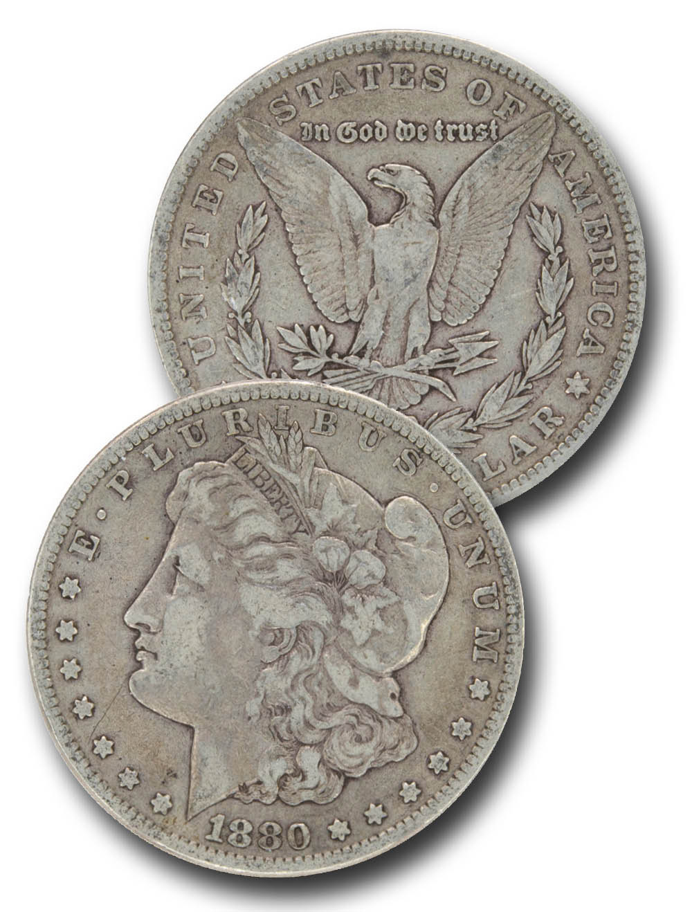 CW-880S - 1880-S Morgan Silver Dollar - Mystic Stamp Company