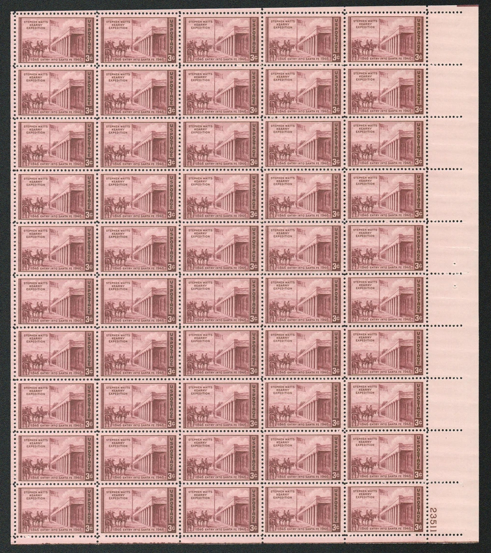 stamps 3.1～ 944 - 1946 3c Kearny Expedition into New Mexico - Mystic Stamp Company