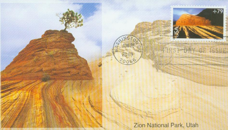 C146 - 2009 79c Scenic American Landscapes, Zion National Park
