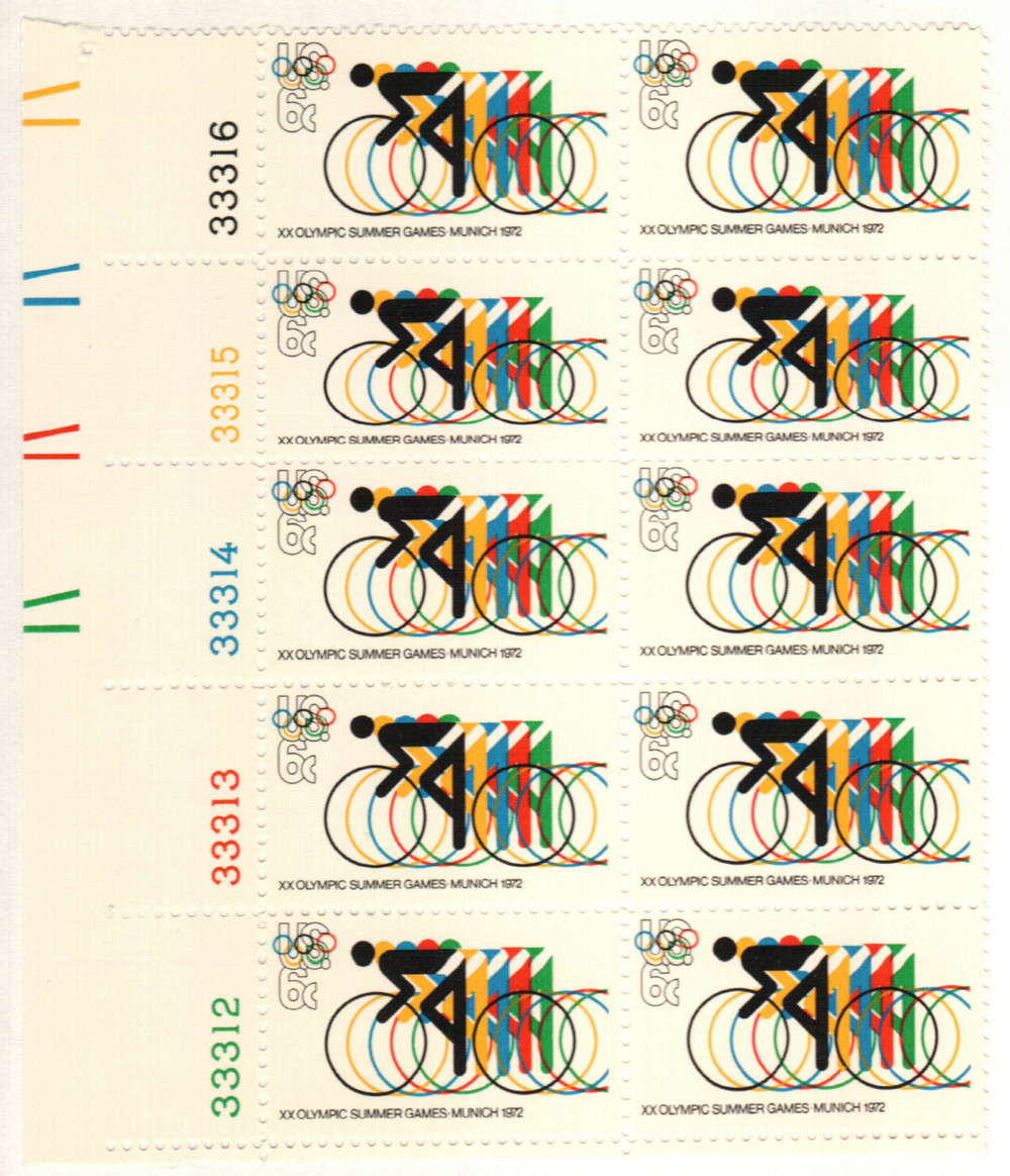 1460 - 1972 6c 20th Summer Olympic Games - Mystic Stamp Company