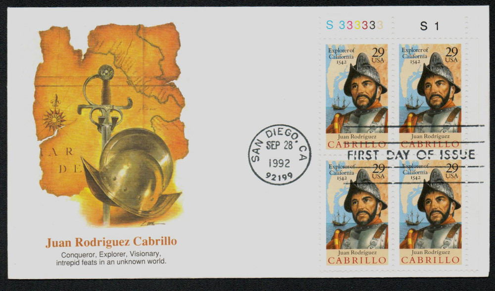 316136 -- Fleetwood First Day Cover (Plate Block) -- First Day Cover
