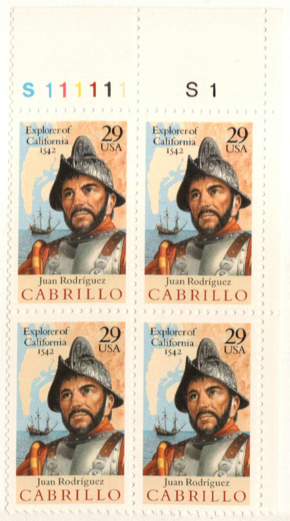 316139 -- Mint Plate Block -- Mint Stamp(s)
