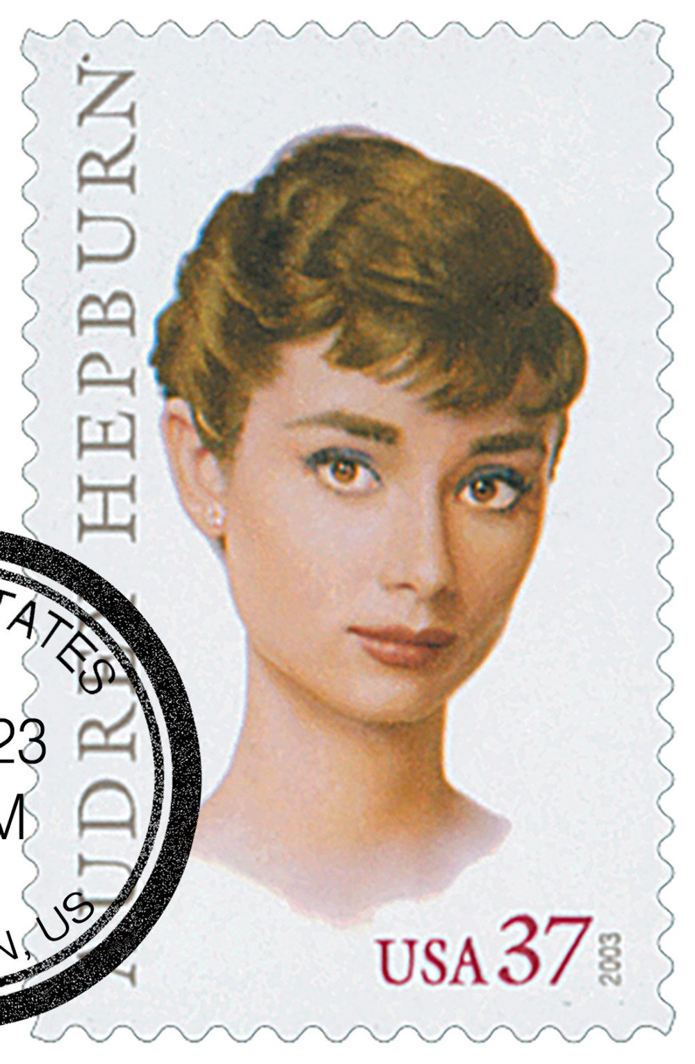50枚限定 2024 Eternal Cuts Audrey Hepburn 3786 - 2003 37c Legends of Hollywood: Audrey Hepburn