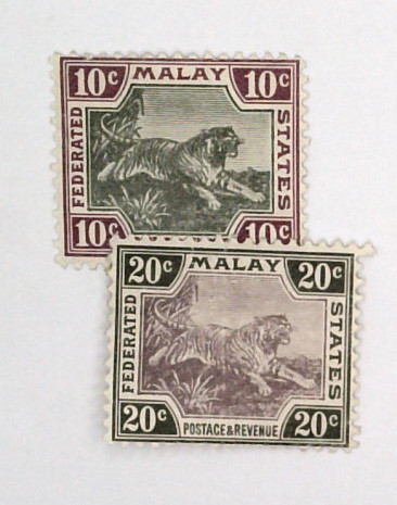 23a-24 - 1901 Malaya - Mystic Stamp Company
