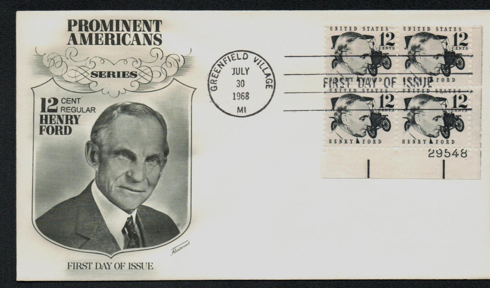 302472 -- Fleetwood First Day Cover (Plate Block) -- First Day Cover