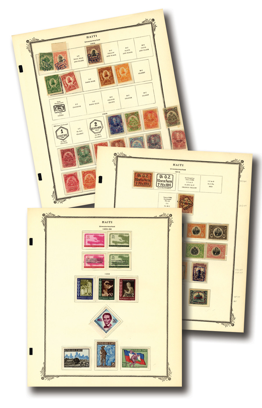 WW516 - 1902-63 Haiti Collection - Mystic Stamp Company