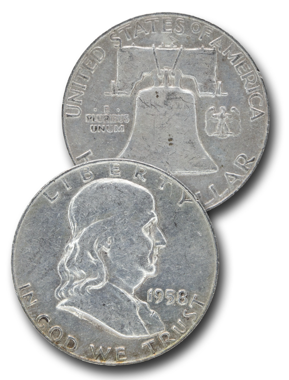 CH-958 - 1958 Benjamin Franklin Half Dollar - Mystic Stamp Company