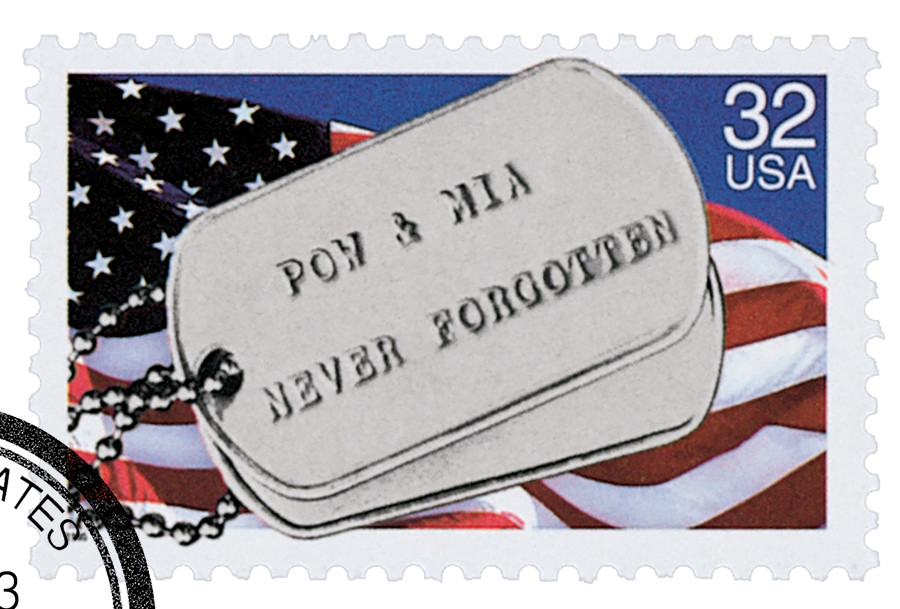 2966 - 1995 32c POW & MIA, Never Forgotten - Mystic Stamp Company