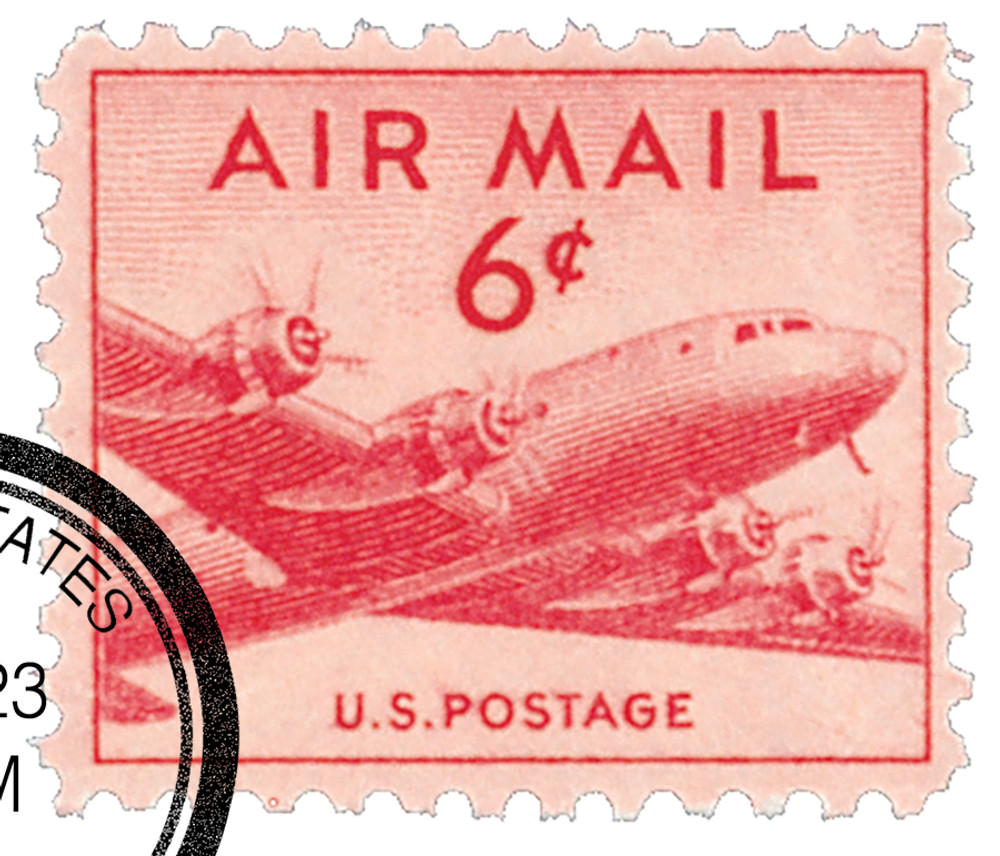 C39 - 1949 6c DC-4 Skymaster - Mystic Stamp Company