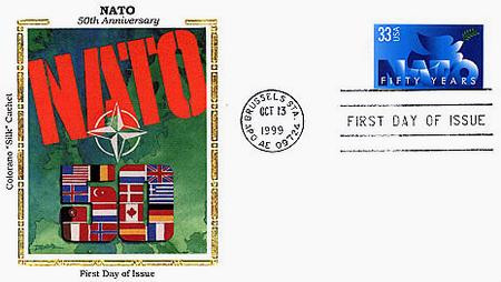 【ほぼ完品】　90s NATO international 3354 - 1999 33c NATO - Mystic Stamp Company