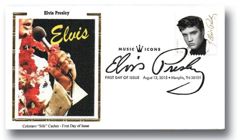 5009 - 2015 First-Class Forever Stamp - Music Icons: Elvis Presley