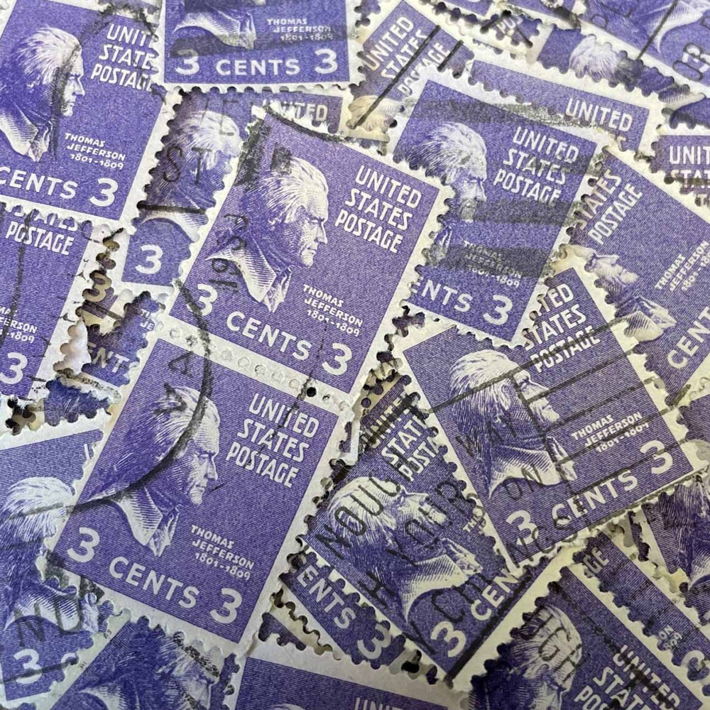 1424253 -- Used Stamps, Glassine of 1,000 -- Used Stamp(s)