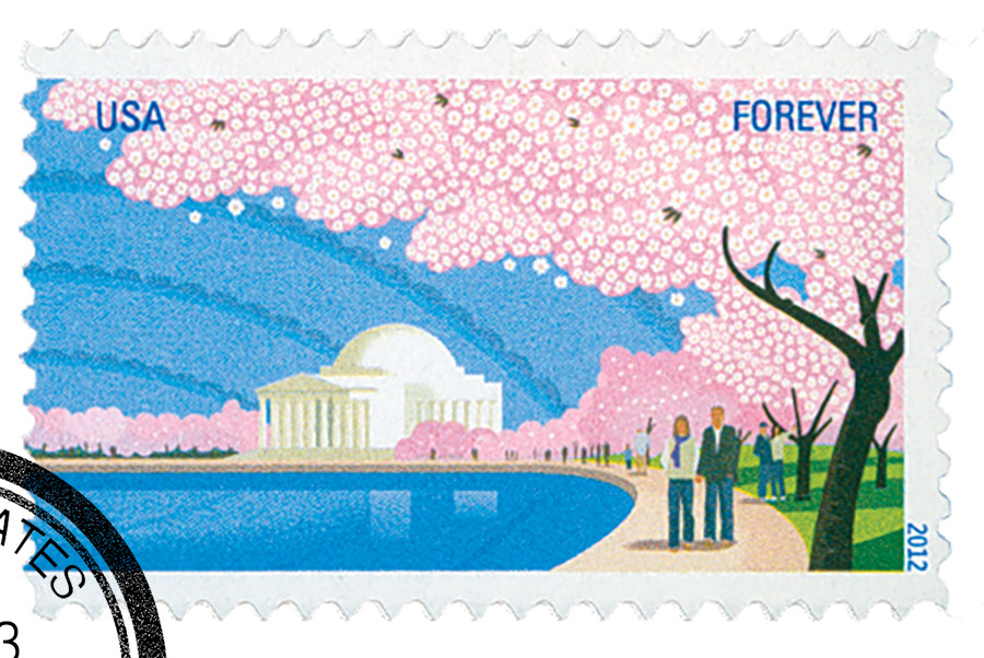 4652 - 2012 First-Class Forever Stamp - Cherry Blossom Centennial