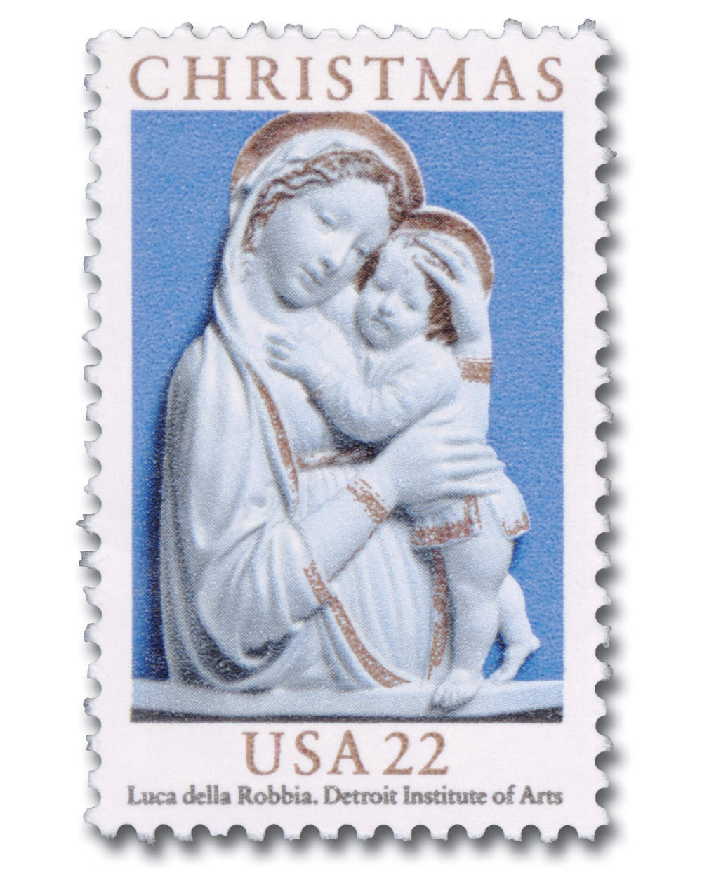 2165 - 1985 22c Madonna & Child Statue - Mystic Stamp Company