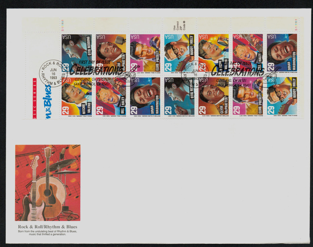 316330 -- Fleetwood First Day Cover (Plate Block) -- First Day Cover