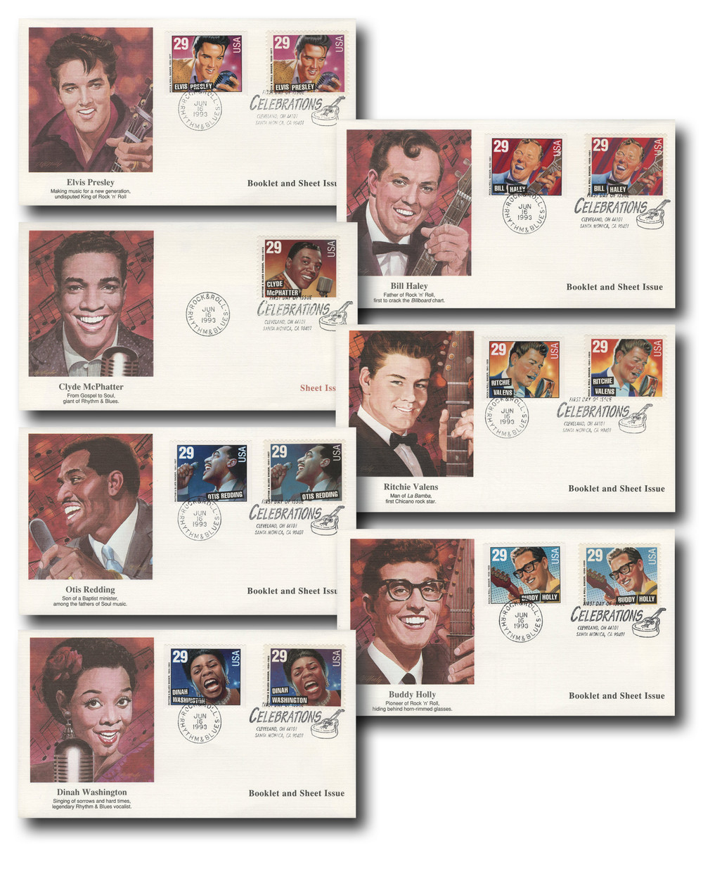 316331 -- Fleetwood First Day Cover Set -- First Day Cover