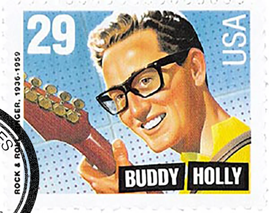 2729 - 1993 29c Legends of American Music: Buddy Holly - Mystic